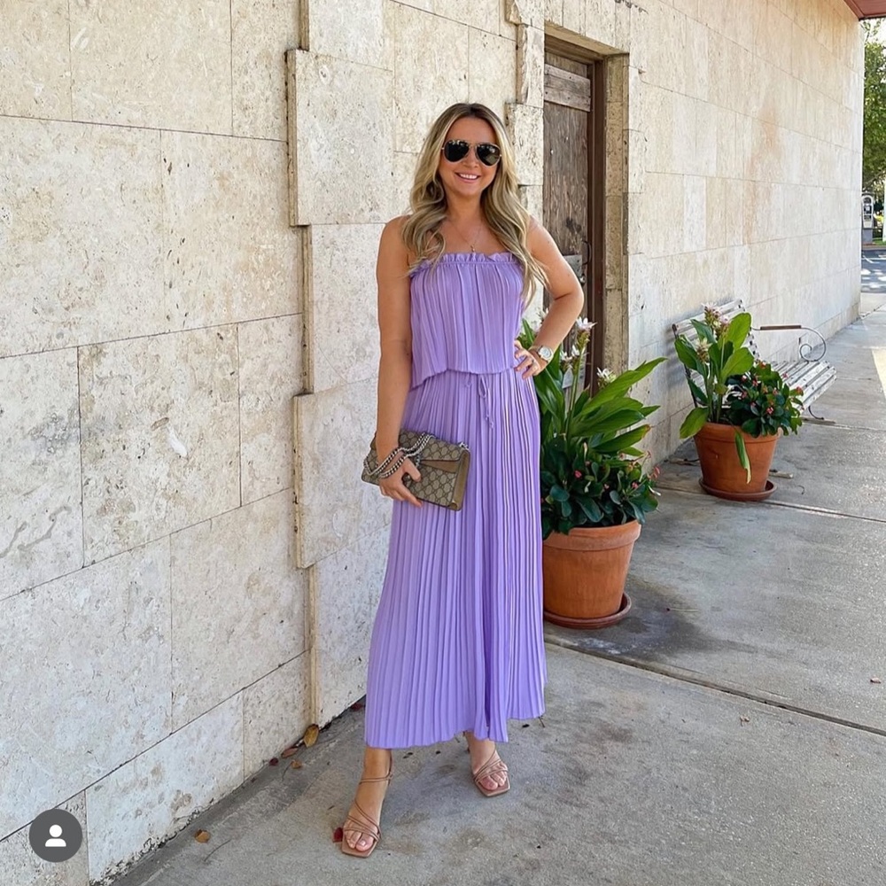 Elegant Lavender Matching Set